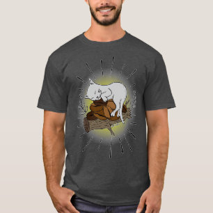 Camiseta Cinza de WoodampCatampCafé