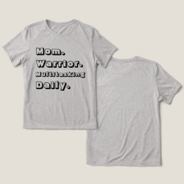 Camiseta Cinza Diário de Multitarefa da Mamãe Guer