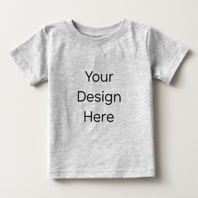 Camiseta Cinza do Bebê (Frente)
