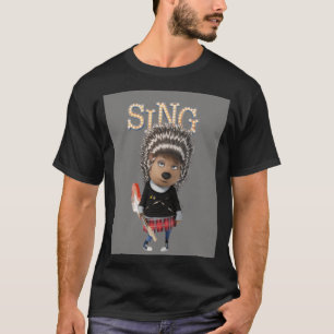 Camiseta Cinza do filme SING Cartão de Saudação
