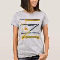 Cinza Dourada Laranja Abstrato Geométrico MCM