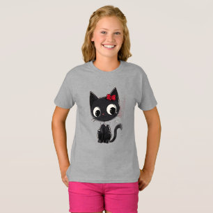 Camiseta Cinza Infantil com Ilustração Adorável