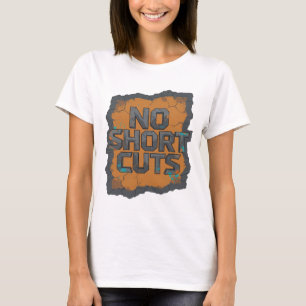 Camiseta Cinza Legal Sem ATALHOS Arte de Texto 3D