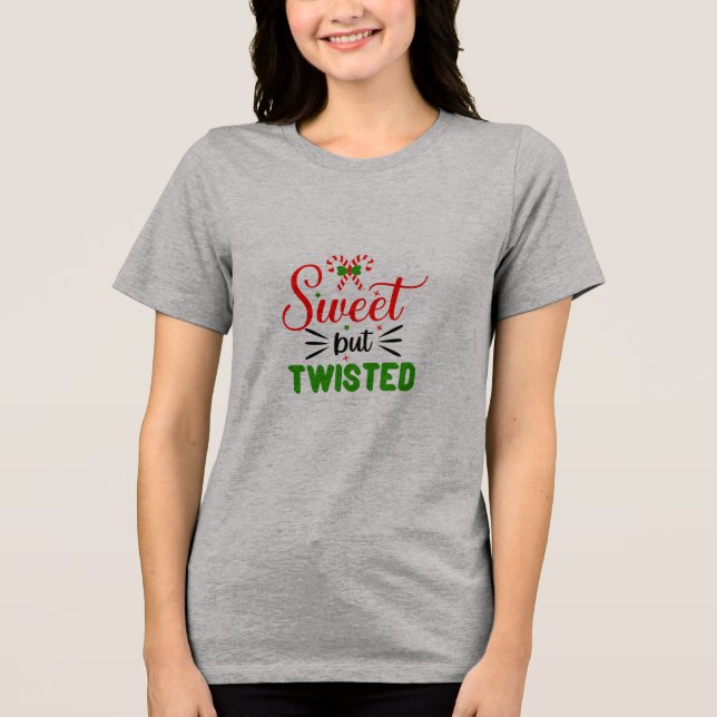 Camiseta cinza manga curta doce mas distorcida (Frente)