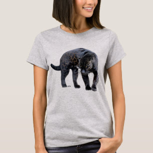 Camiseta cinza para mulheres Jaguar Diablo