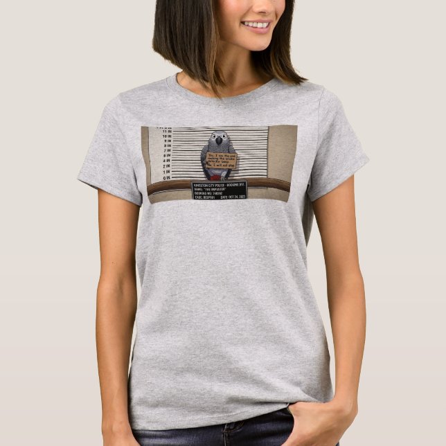 Camiseta Cinza Para Prisão (Frente)