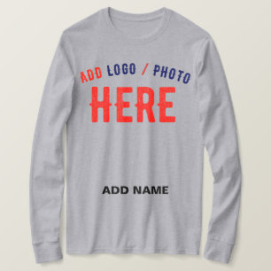 CAMISETA CINZA PERSONALIZÁVEL MODERNA COM MARCA VERIFICADA