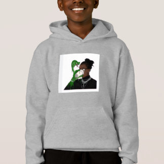 Camiseta Cinza Slatt Young Thug Para Meninos e Adolescentes