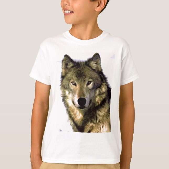 Camiseta Cinza Wolf (Frente)