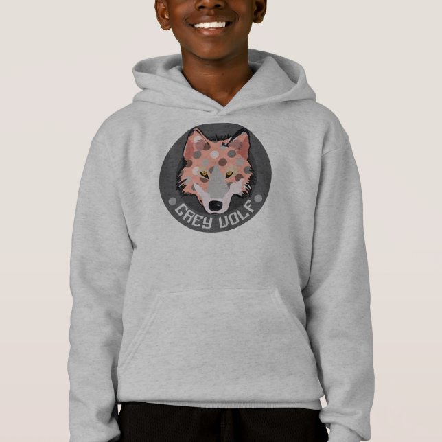 Camiseta Cinza Wolf (Frente)