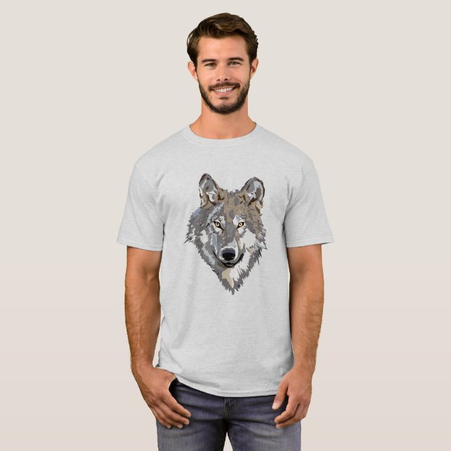 Camiseta Cinza Wolf (Frente Completa)