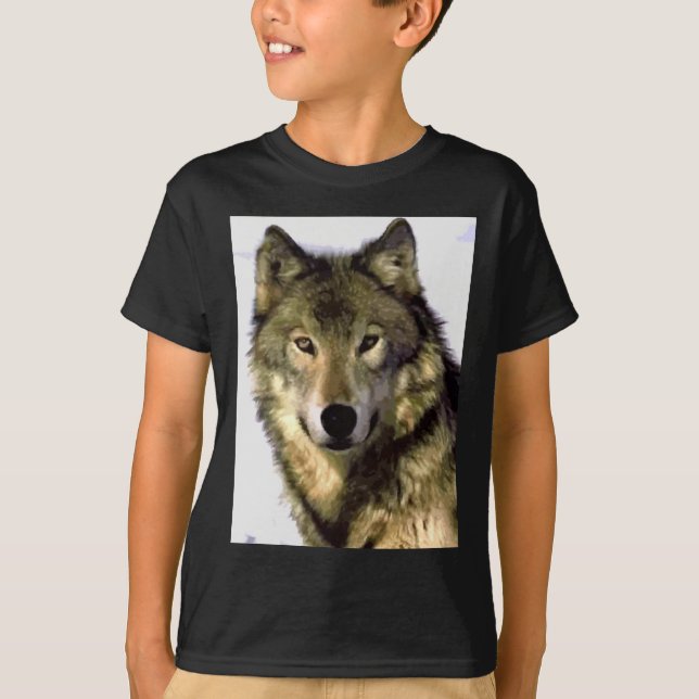 Camiseta Cinza Wolf (Frente)