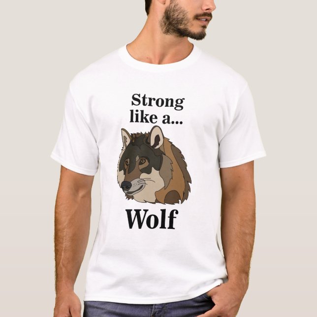 Camiseta Cinza Wolf (Frente)