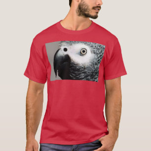 Camiseta Cinzas Africanas de Papagaio Suave
