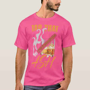 Camiseta Cinzas De Cigarro Para Fumantes De Uísque