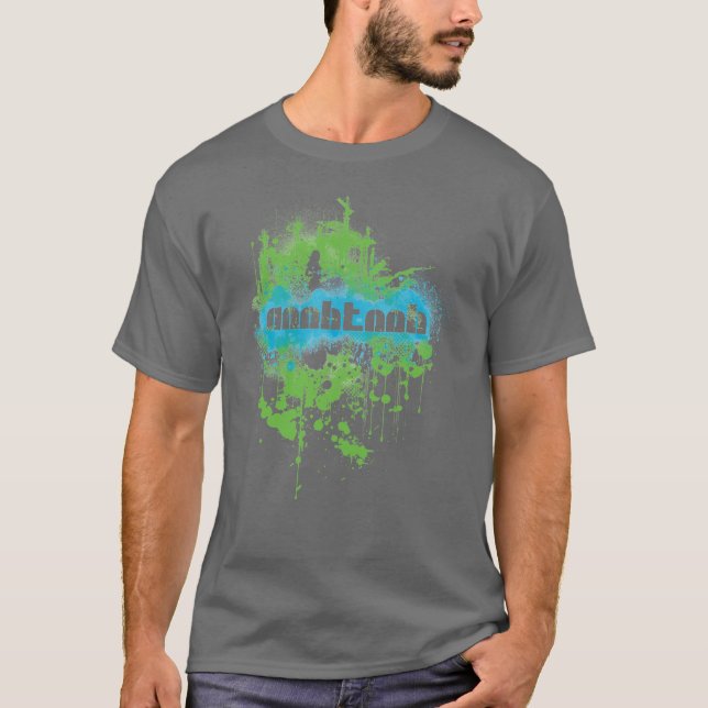 Camiseta Cinzas do Grunge de NooBToob (Frente)