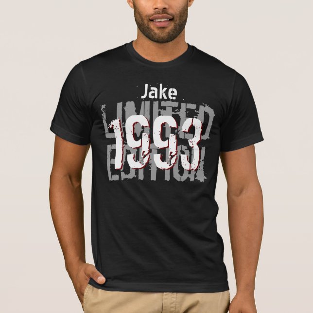 Camiseta Cinzas do preto da edição limitada de presente de (Frente)