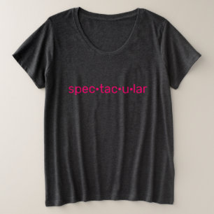 Camiseta Cinzas escuras, legal e brilhantes, cor-de-rosa-ro