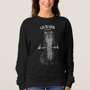 Camiseta Cinzas Formação Muscular De Gatos Malhação De Elev
