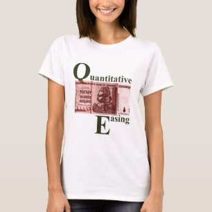 Camiseta Cinzas Vermelhas Engraçadas Diminuem Quantitativa