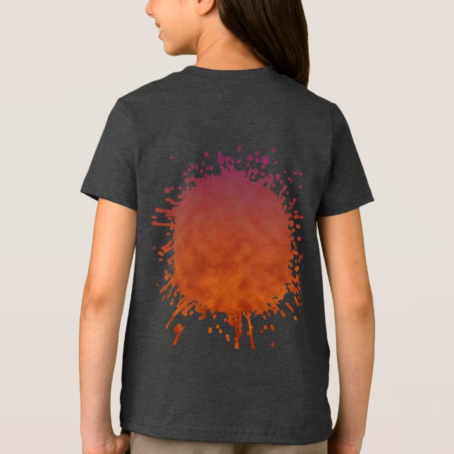 Camiseta Cinzas Violetas (Verso)