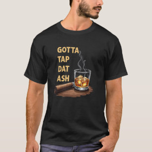 Camiseta Cinzela Inteligente Cinza de Uísque de Charuto