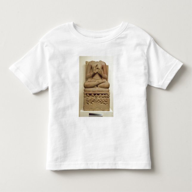 Camiseta Cinzeladura de Buddha na atitude de preaching um s (Frente)