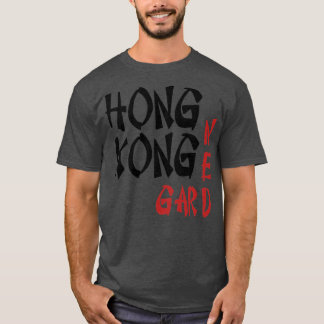 Camiseta Cinzento negro de Hong Kong