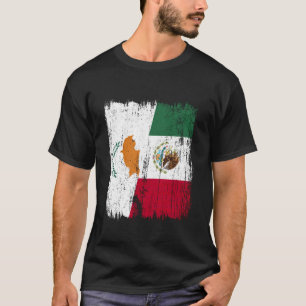 Camiseta Cipre México Meia Bandeira Herança Cipriota Mexica