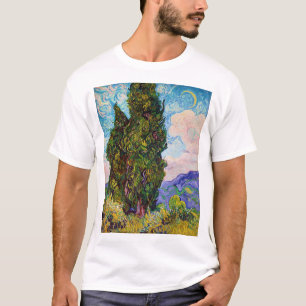 Camiseta Ciprestes, Van Gogh