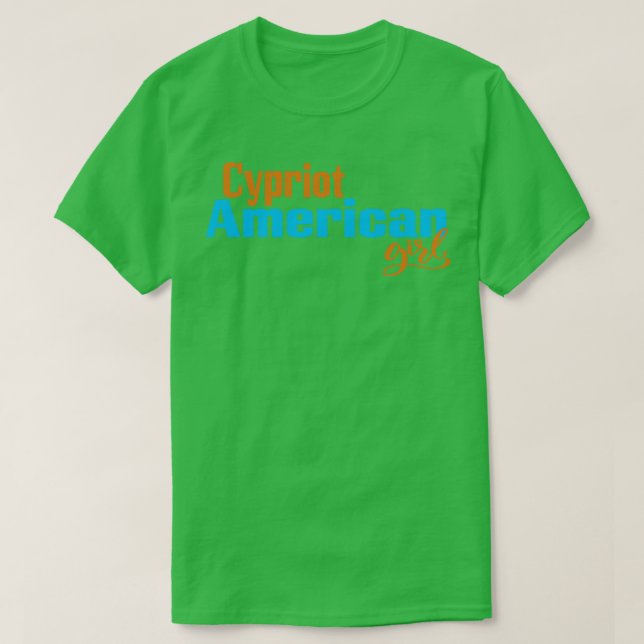 Camiseta Cipriota Americana 3 (Frente do Design)