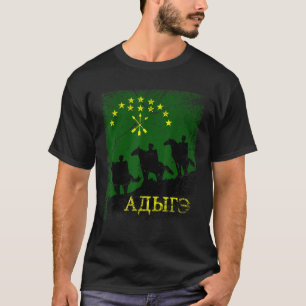 Camiseta Circassian Flag Adygea adiga T Shirt