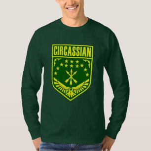 Camiseta Circassiano, bandeira de adiga, Adygea, Bandeira C