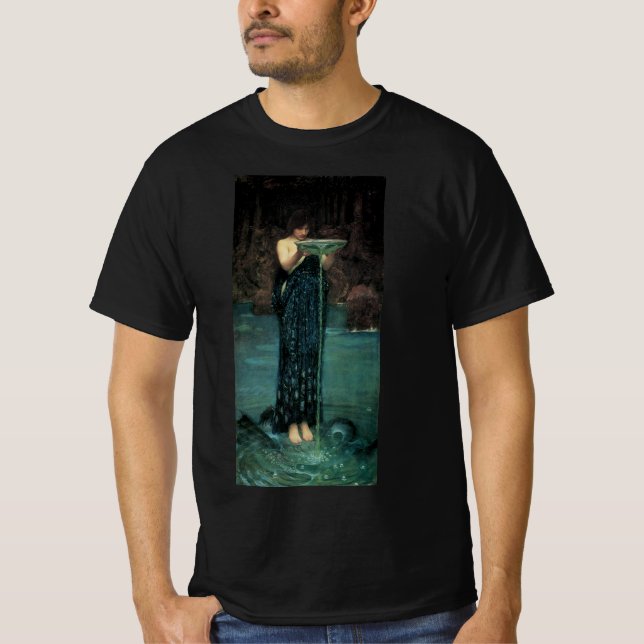 Camiseta Circe Invidiosa de John William Waterhouse (Frente)