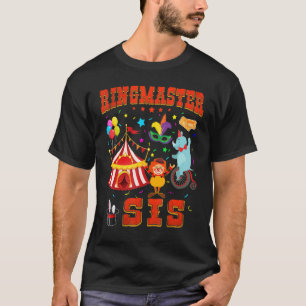 Camiseta Circo de Correspondência Familiar Irmã Ringmaster