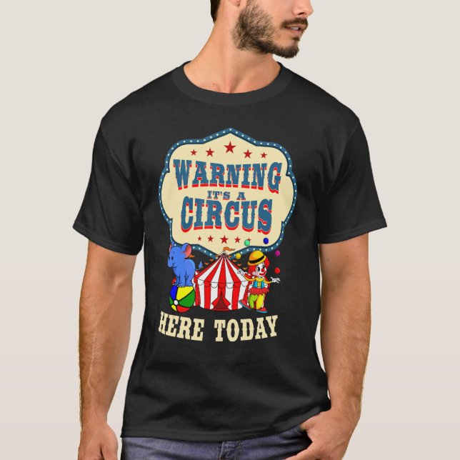 Camiseta Circo Faz Palhaços De Carnaval (Frente)