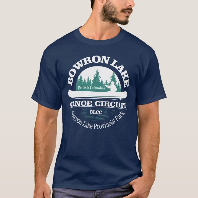 Camiseta Circuito da Canoa do Lago Bowron (Frente)