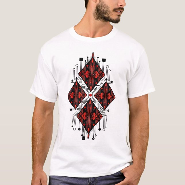 Camiseta Circuito Diamante Vermelho (Frente)