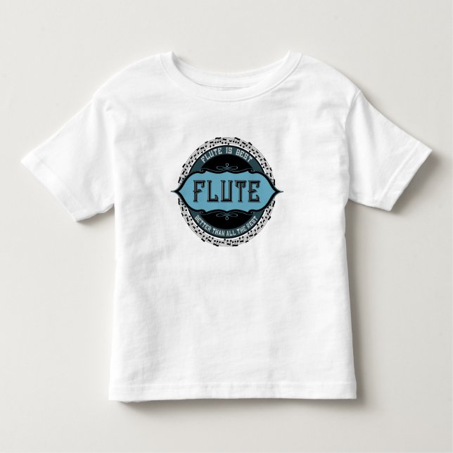 Camiseta Circuito Flute Best Music Note (Frente)