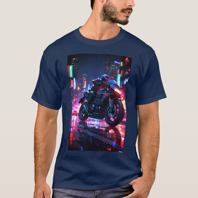 Camiseta Circuito Futuro Cyberpunk (Frente)