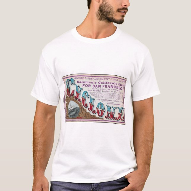 Camiseta Circuitos de ciclone Clipper 1900 (Frente)