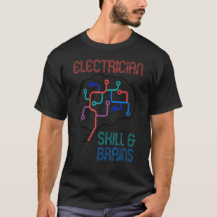 Camiseta Circuitos de tensão do Engenheiro elétrico eletric