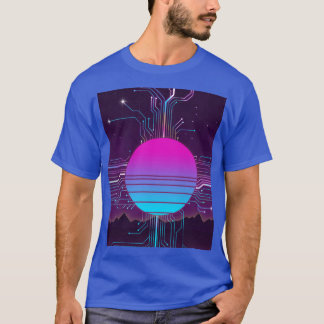 Camiseta Circuitos do Sol Vaporwave