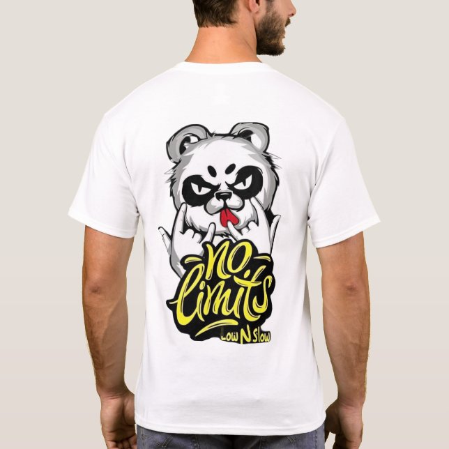 Camiseta "Circuitos TechNo: Baixo N Lento" (Verso)