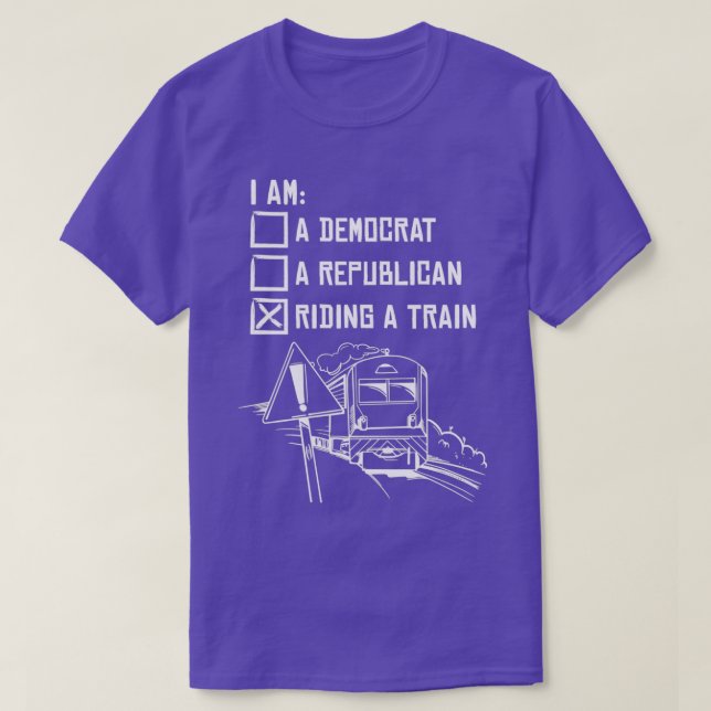 Camiseta Circulação De Um Comboio De Locomotiva Ferroviária (Frente do Design)