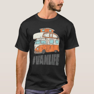 Camiseta Circulação do Retro Camper Viva - Vintage Vanlife
