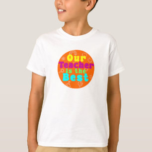 Camiseta Circular de Apreciação Colorida do Professor