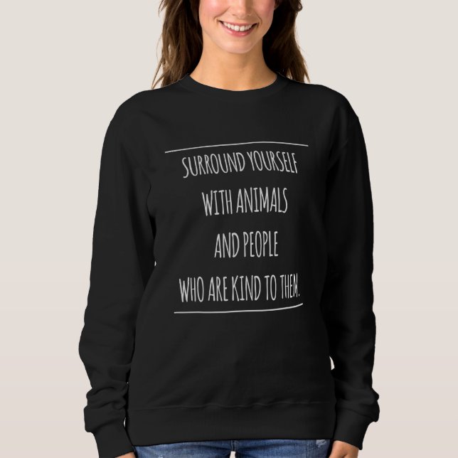 Camiseta Circule-Se Com Animais Que Guardam Animais (Frente)