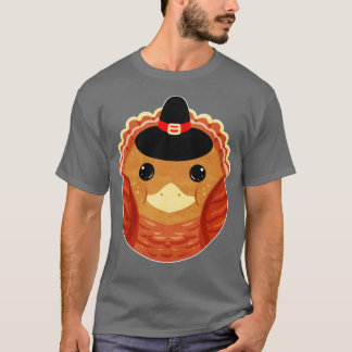 Camiseta Círculo Ao Redor Da Turquia Com Peregrinos Que Par