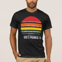 Círculo Arco-Íris Preto de Camisa-Negra Masculina
